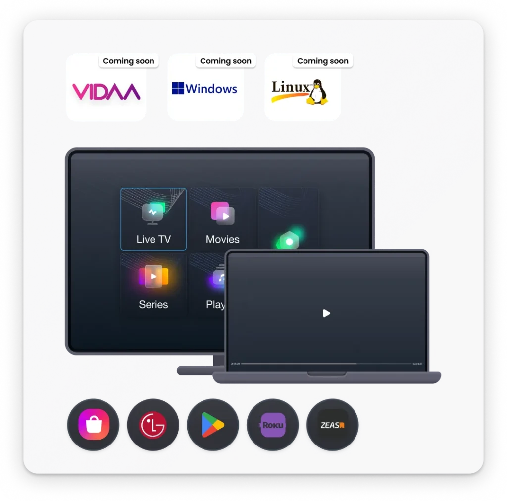 Hypersonic IPTV movie library with on-demand content
